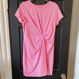 Vineyard Vines Pink Striped Sankaty Dress